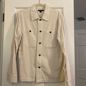 Banana Republic Heathered Cream Flannel shirt